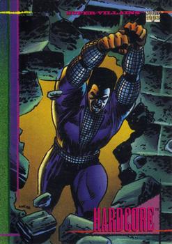 1993 SkyBox Marvel Universe #85 Hardcore Front