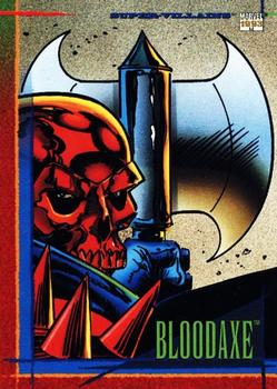 1993 SkyBox Marvel Universe #97 Bloodaxe Front