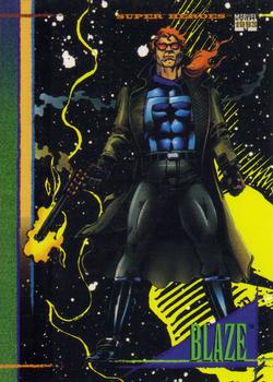 1993 SkyBox Marvel Universe #103 Blaze Front