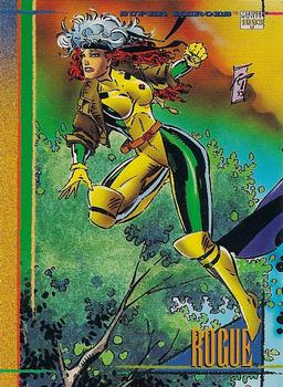 1993 SkyBox Marvel Universe #112 Rogue Front