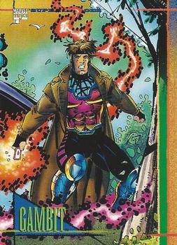 1993 SkyBox Marvel Universe #114 Gambit Front