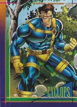 1993 SkyBox Marvel Universe #115 Cyclops Front