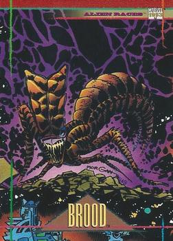 1993 SkyBox Marvel Universe #119 Brood Front