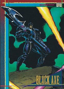 1993 SkyBox Marvel Universe #127 Black Axe Front