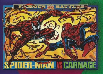 1993 SkyBox Marvel Universe #145 Spider-Man / Carnage Front