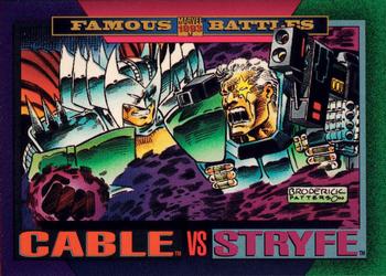 1993 SkyBox Marvel Universe #146 Cable / Stryfe Front