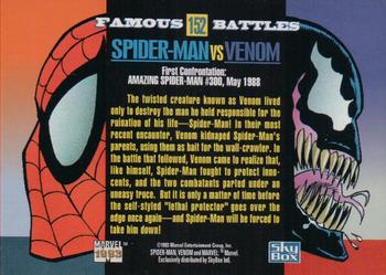 1993 SkyBox Marvel Universe #152 Spider-Man / Venom Back