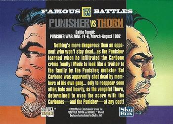 1993 SkyBox Marvel Universe #153 Punisher / Thorn Back