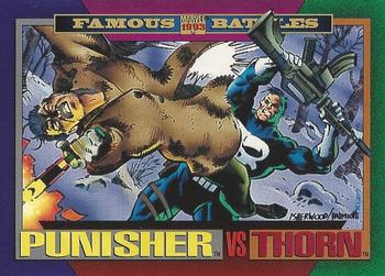 1993 SkyBox Marvel Universe #153 Punisher / Thorn Front