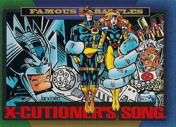 1993 SkyBox Marvel Universe #154 X-Cutioner's Song Front