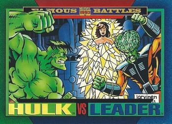1993 SkyBox Marvel Universe #158 Hulk / Leader Front