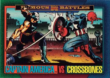 1993 SkyBox Marvel Universe #162 Captain America / Crossbones Front