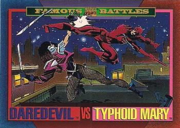 1993 SkyBox Marvel Universe #168 Daredevil / Typhoid Mary Front