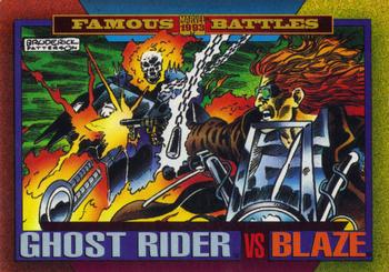 1993 SkyBox Marvel Universe #172 Ghost Rider / Blaze Front