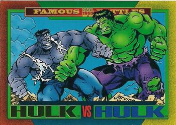 1993 SkyBox Marvel Universe #173 Hulk vs Hulk Front