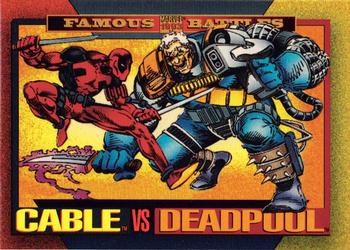 1993 SkyBox Marvel Universe #178 Cable / Deadpool Front
