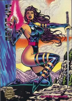 1994 Fleer Marvel Universe #112 Psylocke Front