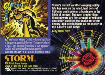 1994 Fleer Marvel Universe #120 Storm Back