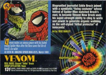 1994 Fleer Marvel Universe #131 Venom Back