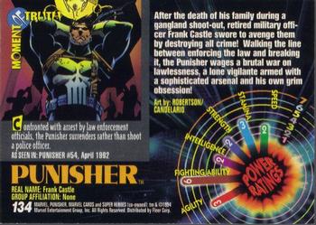 1994 Fleer Marvel Universe #134 Punisher Back