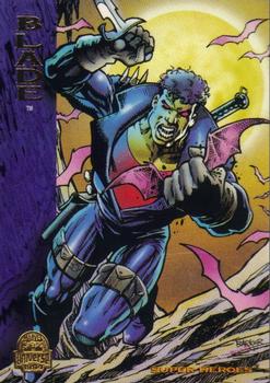 1994 Fleer Marvel Universe #135 Blade Front