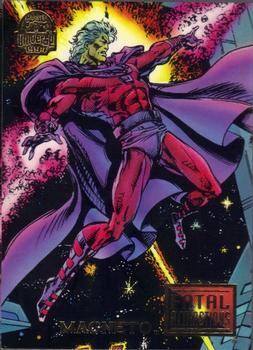 1994 Fleer Marvel Universe #14 Magneto FA Front