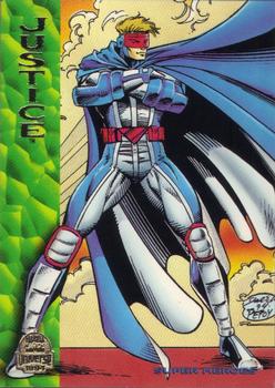 1994 Fleer Marvel Universe #166 Justice Front