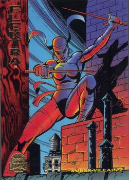 1994 Fleer Marvel Universe #189 Elektra Front