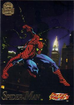 1994 Fleer Marvel Universe #1 Spider-Man Front