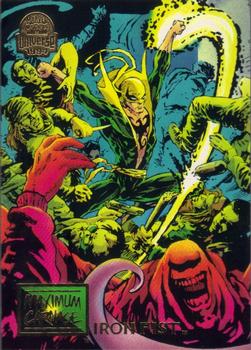 1994 Fleer Marvel Universe #26 Iron Fist Front