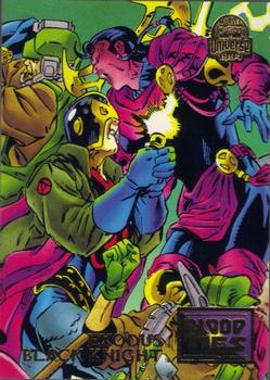 1994 Fleer Marvel Universe #30 Exodus & Black Night Front