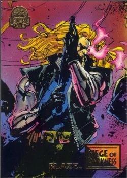 1994 Fleer Marvel Universe #44 Blaze Front
