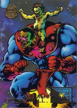 1994 Fleer Marvel Universe #57 Maxam & Pip the Troll Front