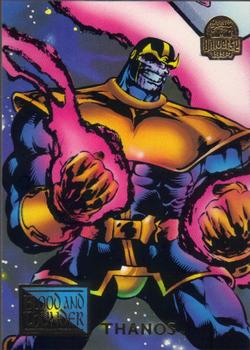 1994 Fleer Marvel Universe #61 Thanos Front
