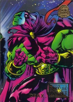 1994 Fleer Marvel Universe #63 Drax Front