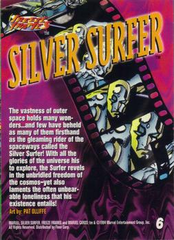 1994 Fleer Marvel Universe #6 Silver Surfer FF Back