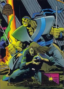 1994 Fleer Marvel Universe #72 Stone & Eddie Passim Front