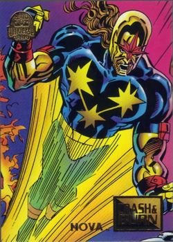 1994 Fleer Marvel Universe #74 Nova Front