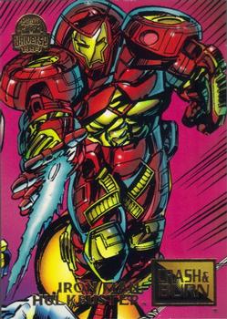 1994 Fleer Marvel Universe #75 Iron Man Front