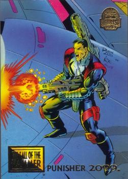 1994 Fleer Marvel Universe #87 Punisher 2099 Front
