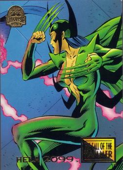 1994 Fleer Marvel Universe #90 Hela 2099 Front