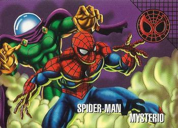1996 Fleer/SkyBox Marvel Vision #23 Spider-Man vs. Mysterio Front