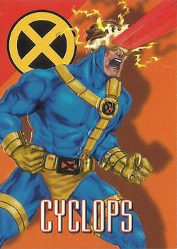 1996 Fleer/SkyBox Marvel Vision #30 Cyclops Front