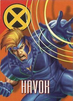 1996 Fleer/SkyBox Marvel Vision #37 Havok Front