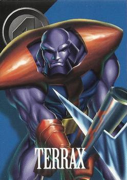 1996 Fleer/SkyBox Marvel Vision #65 Terrax Front