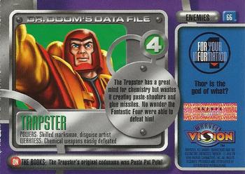 1996 Fleer/SkyBox Marvel Vision #66 Trapster Back