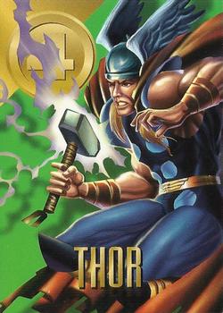 1996 Fleer/SkyBox Marvel Vision #72 Thor Front