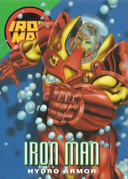 1996 Fleer/SkyBox Marvel Vision #81 Iron Man Front