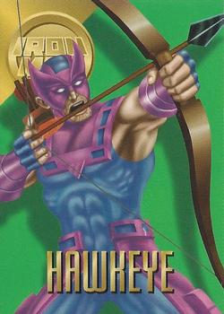 1996 Fleer/SkyBox Marvel Vision #83 Hawkeye Front