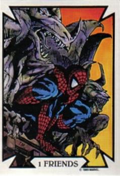 1989 Comic Images Marvel Comics Todd McFarlane  #1 Friends Front